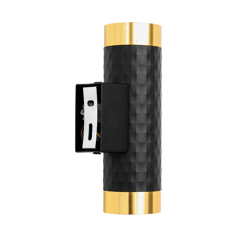 Накладной светильник WOLTA WSL-GU10/W10BG IP20 под лампу GU10 Чёрный/золото CELLA D55x170 1/30 - Фото 5