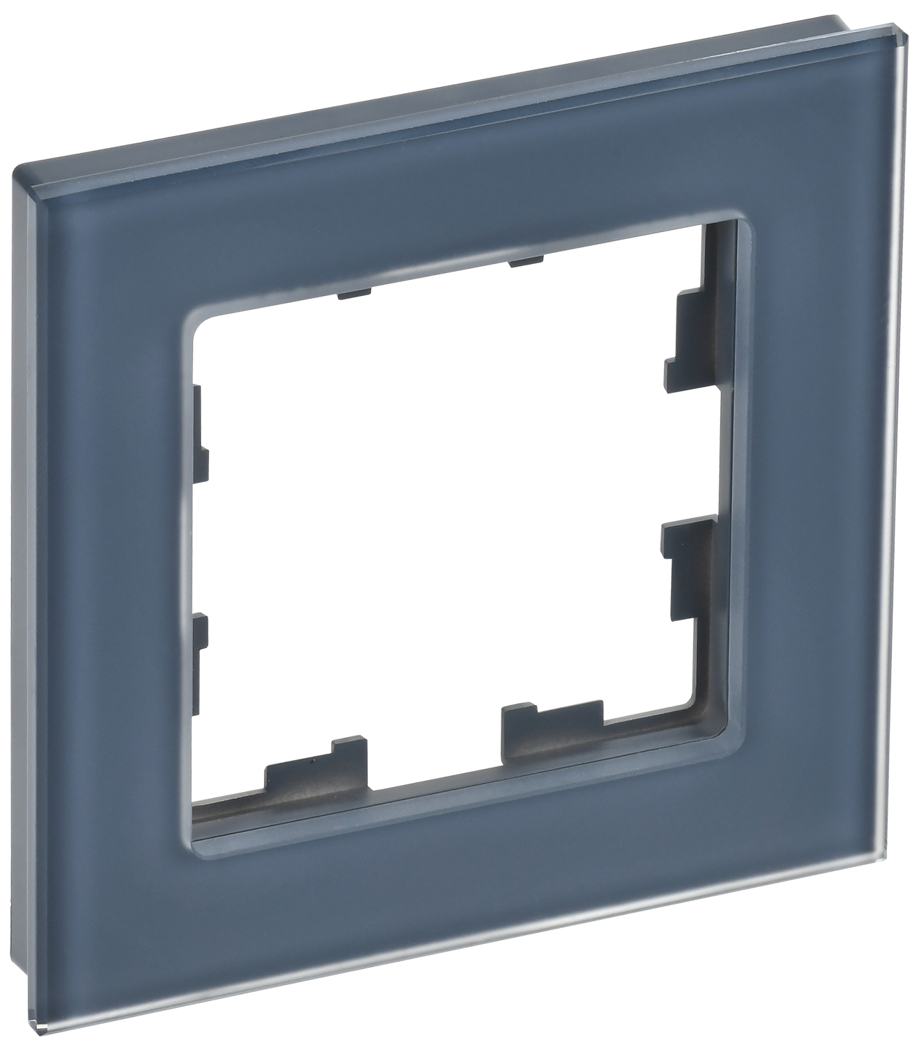 BRITE Рамка 1-местная РУ-1-2-Бр стекло маренго матовый IEK