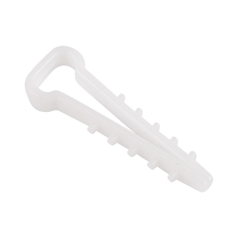 Дюбель-хомут 5-10мм, прямоугольный, белый (100 шт/уп) REXANT 07-4610