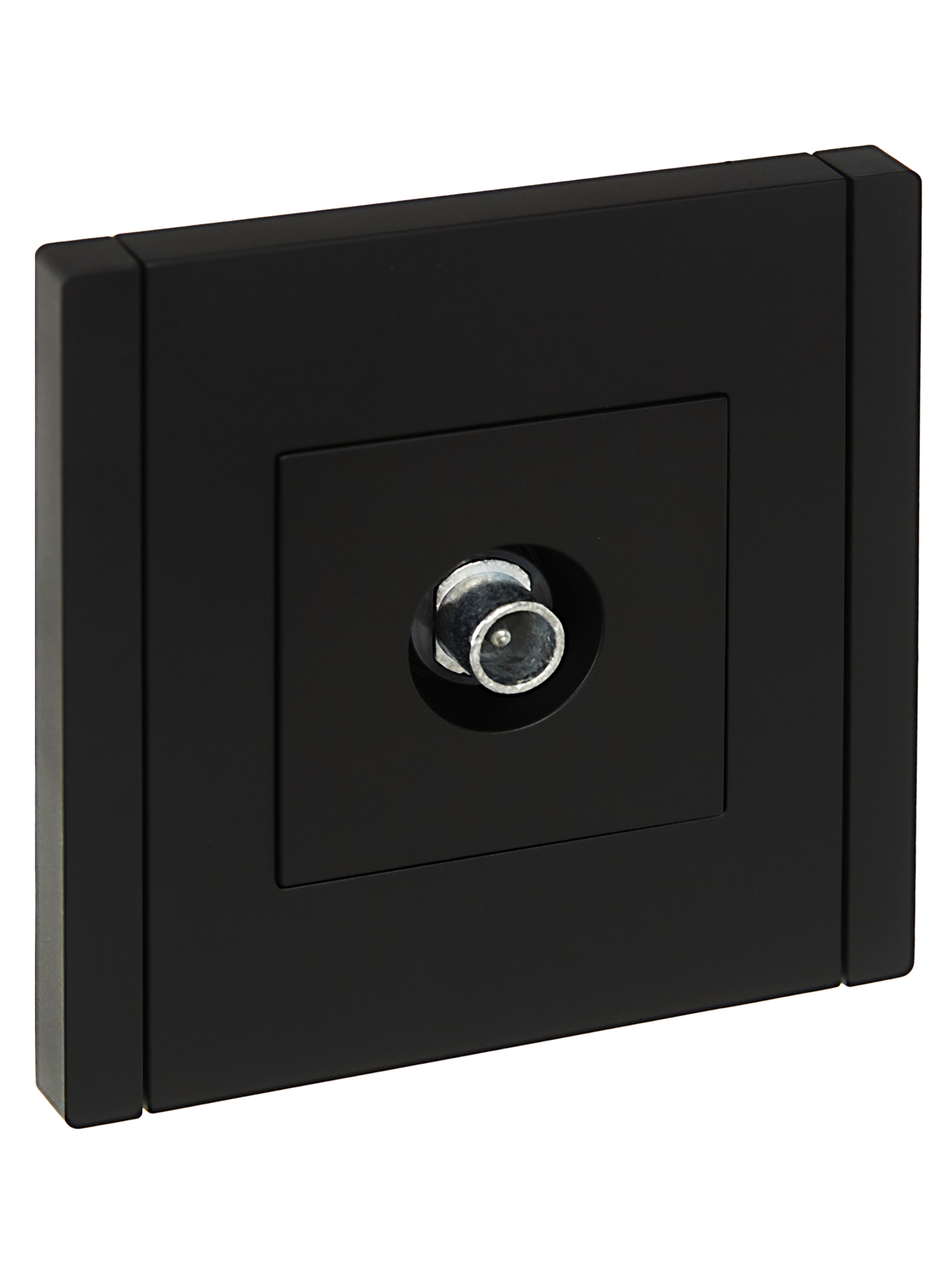 FORTE&PIANO Розетка TV проходная FP129 черный IEK FP-A10-P-K02