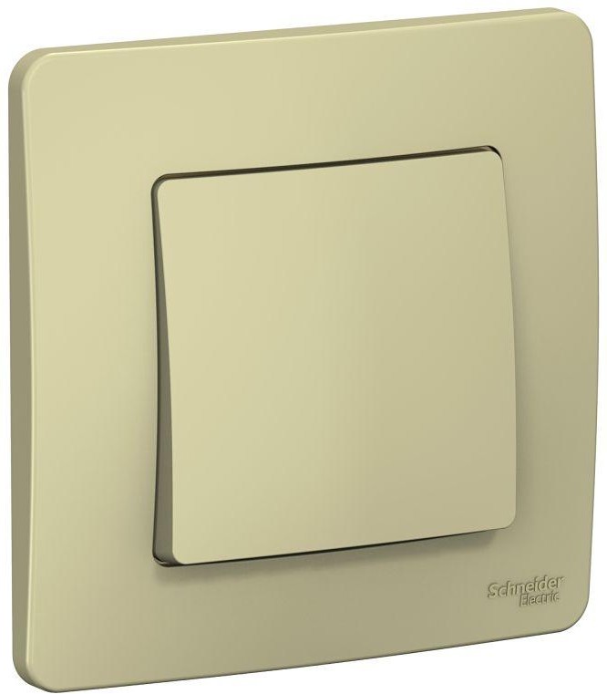 Переключатель проходной 1-кл. СП Blanca 10А IP20 (сх. 6) 250В беж. SE BLNVS010607 - Фото 2
