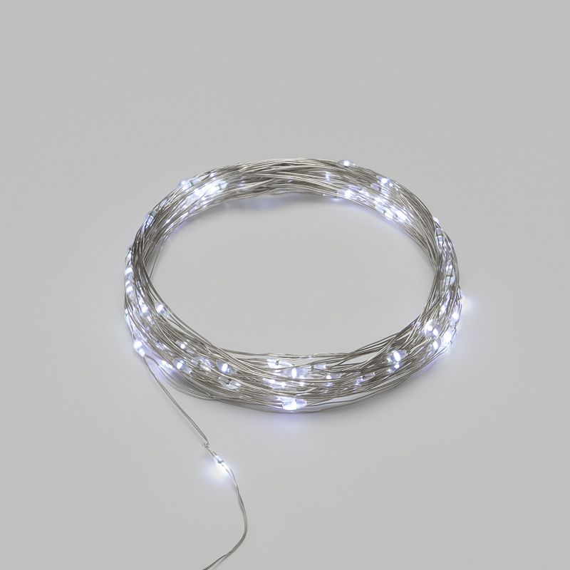 Гирлянда Роса 10 м, 100 LED, USB, белое свечение NEON-NIGHT - Фото 2