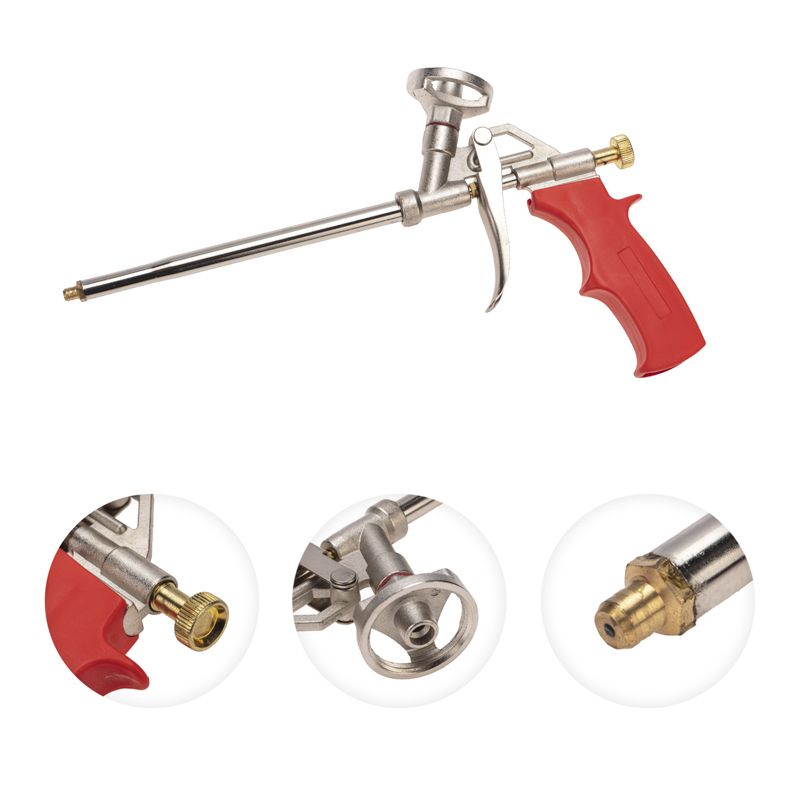 Пистолет для монтажной пены металлический с конфузором и регулировкой REXANT - Фото 3