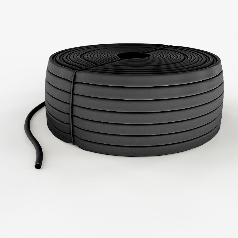 Трубка кембрик ТВ-40 ПВХ черный, Ø 14 мм REXANT 49-5012-1