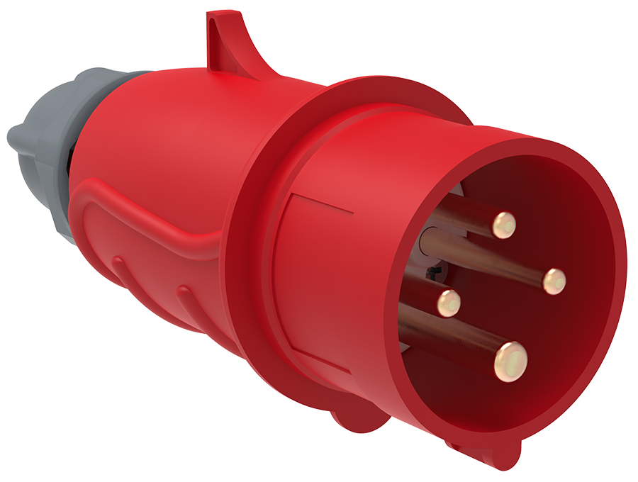 MAGNUM Вилка переносная ССИ-014 16А-6ч/380-415В 3P+PE IP44 IEK