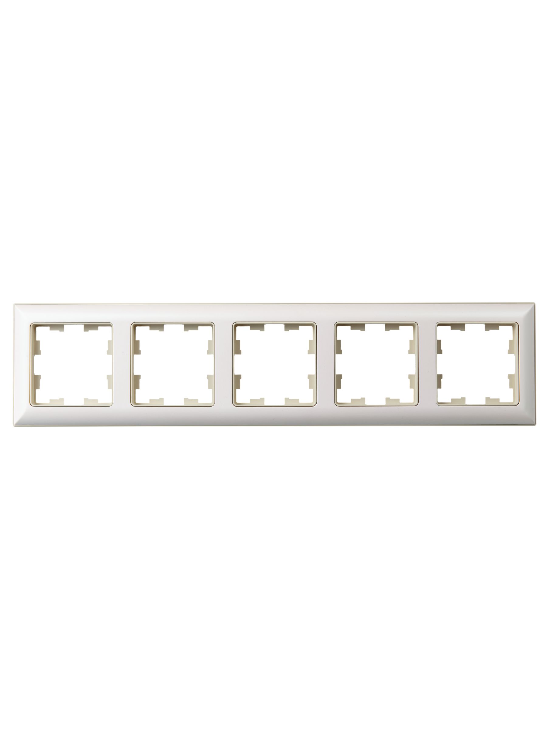 BRITE Рамка 5-местная РУ-5-Бр бежевый/жемчужный IEK - Фото 3