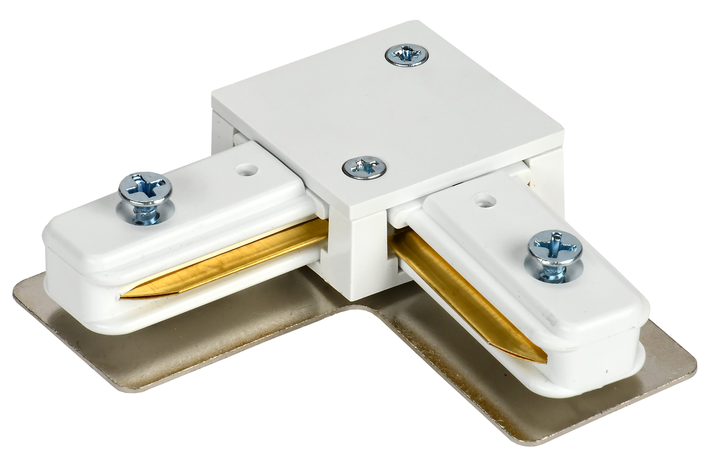 LIGHTING Соединитель L-образный внутренний для однофазного шинопровода белый IEK LT-SO0D-SLV-1-K01