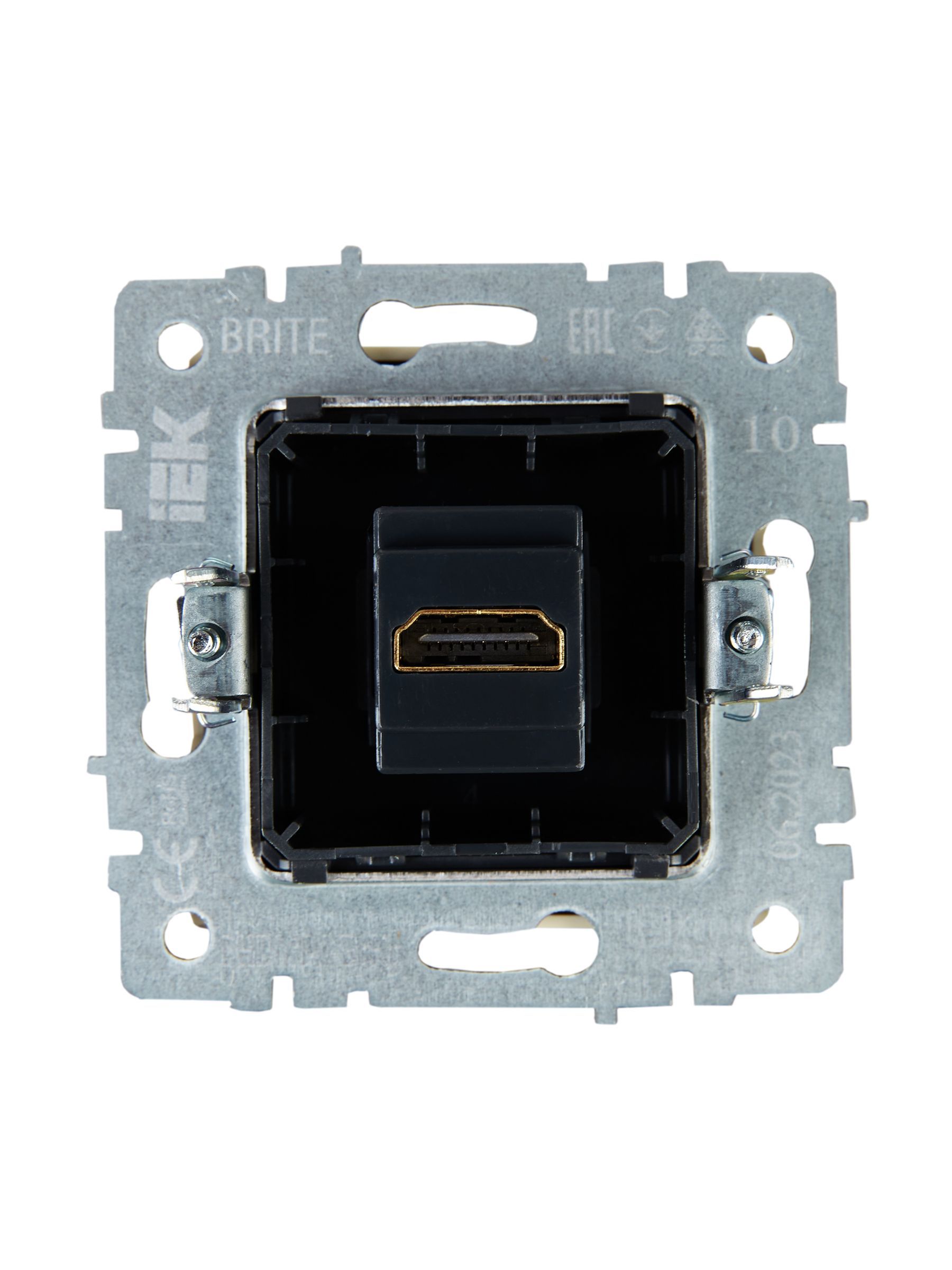 BRITE Розетка HDMI РHDMI-0-БрКр бежевый IEK - Фото 5