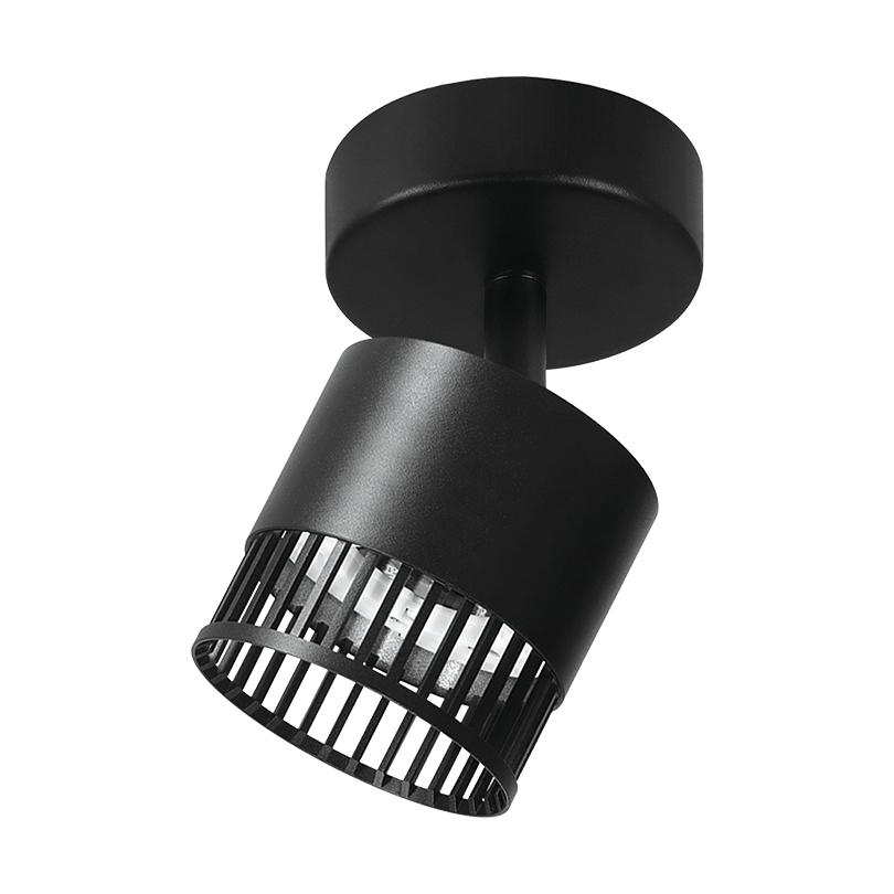 Накладной светильник WOLTA WSL-GX53/19B-1 PORTA под лампу GX53 Черный D85x150 WSL-GX53/19B-1