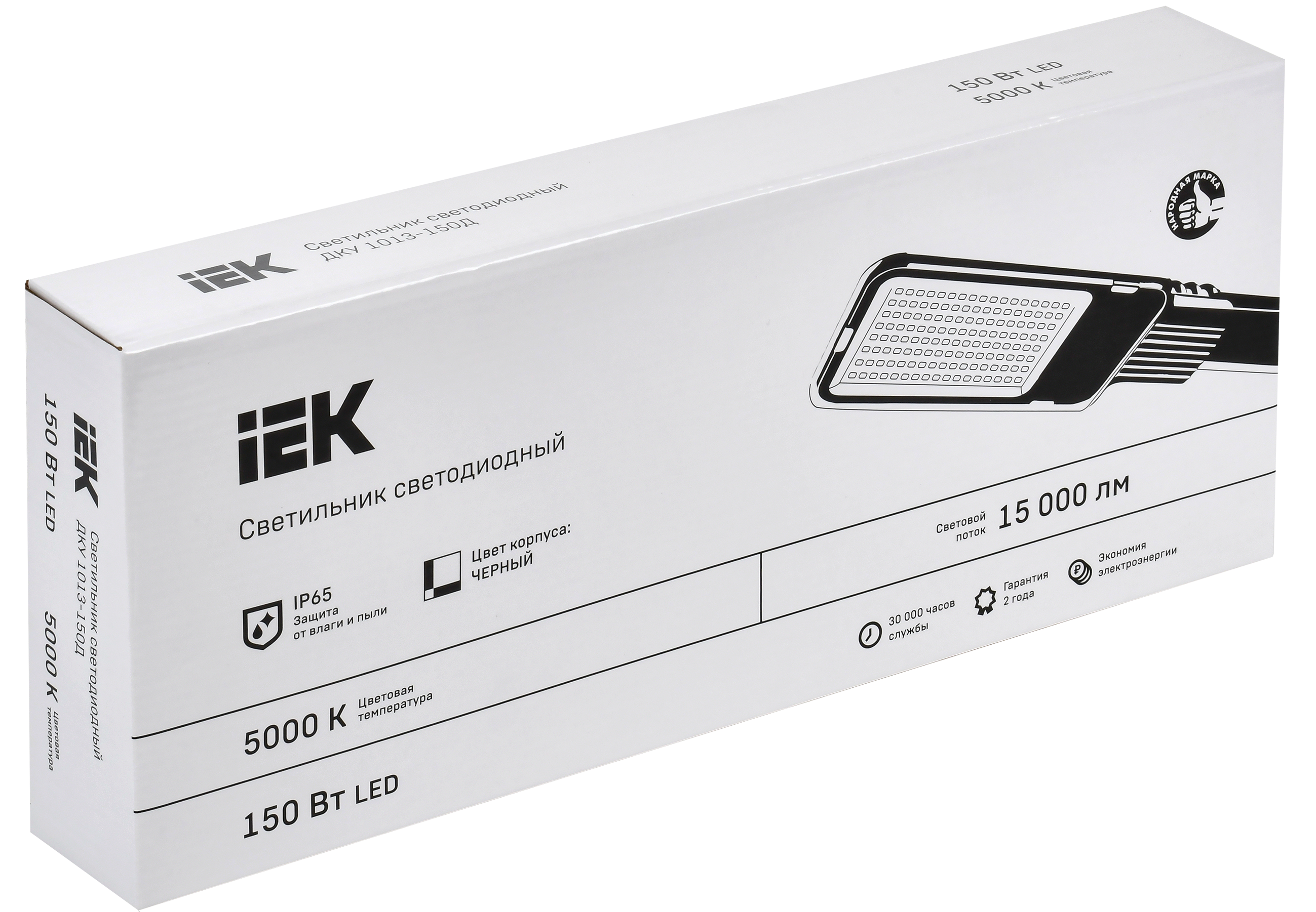 Светильник светодиодный консольный ДКУ 1013-150Д 5000К IP65 IEK - Фото 2