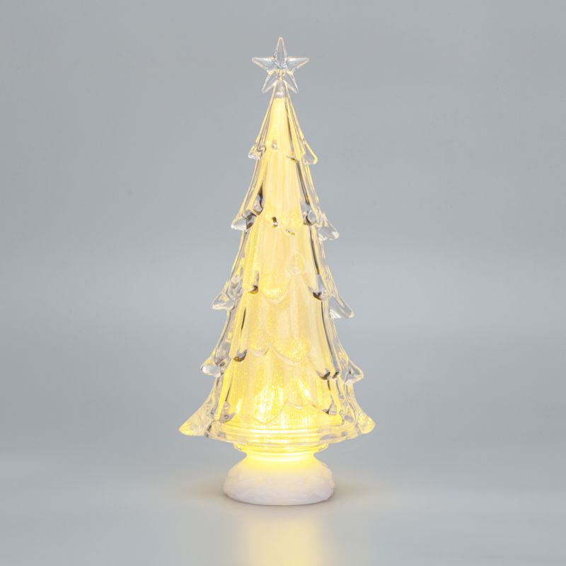 Фигура на подставке Елочка со звездой, 37см, теплый белый NEON-NIGHT 513-027