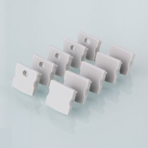 Комплект заглушек для накладного алюминиевого профиля светодиодной ленты (10 пар) ZLL-2-ALP001-R Ele a029097