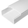 Кабель-канал белый 2-й замок в п/э 100х40 мм (8 м/уп) Промрукав PR03.0059