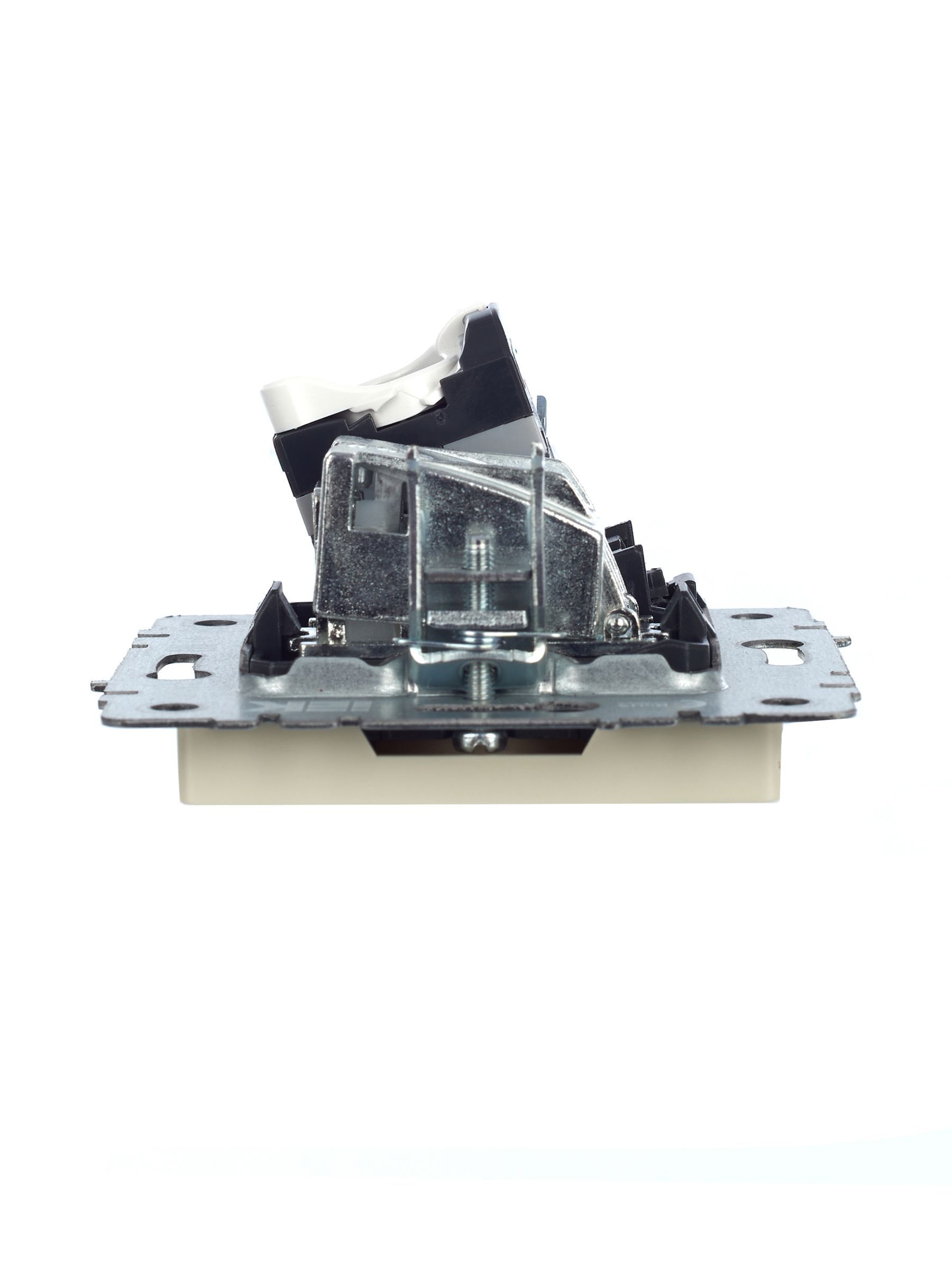 BRITE Розетка двойная TV+RJ45 кат.5E РТВ/РК12-БрКр бежевый IEK - Фото 7