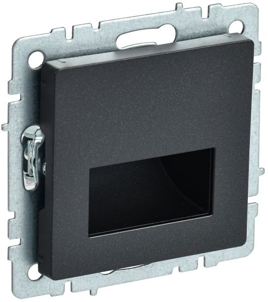 BRITE Подсветка светодиодная встраиваемая ПЛ20-БрЧ черный IEK BR-FL20-K02