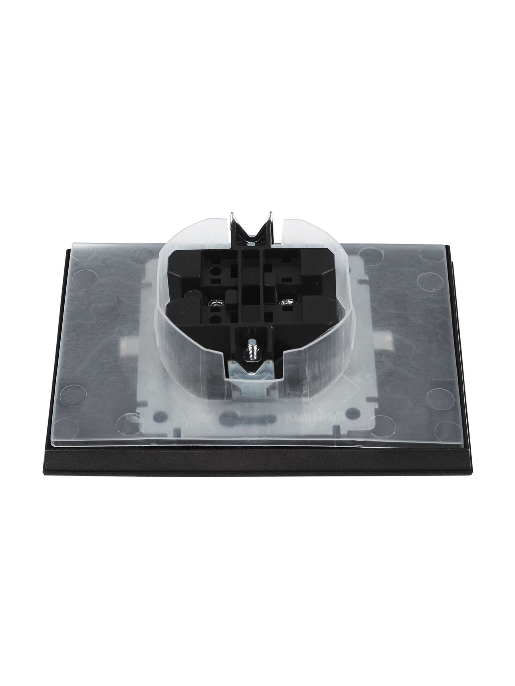 BRITE Розетка 2-местная с заземлением с защитными шторками и крышкой 16А в сборе IP44 РСбш12-3-44-БрТБ темная бронза IEK - Фото 5