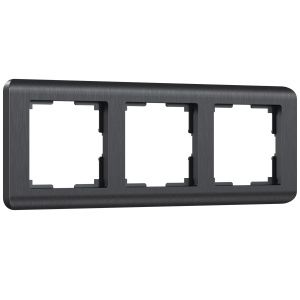 Рамка на 3 поста Stream (графит) Werkel W0032104