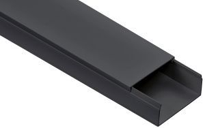 Кабель-канал 80х40 "ЭЛЕКОР" черный (10м) IEK EL-KK10-080-040-1-K02