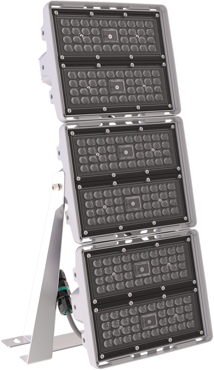 Светильник L-pixel 3/banner/150/К15/740/(R5)/05/MT-KM/I1-C3/220AC IP66 RAL7035 LEDEL