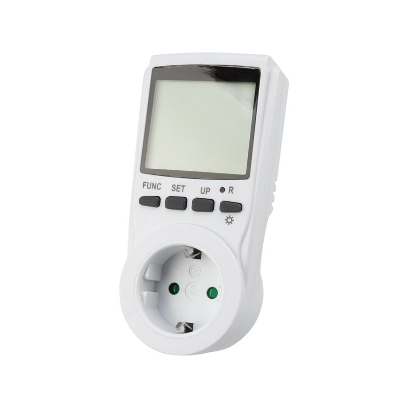 Ваттметр с подсветкой RX-11 вертикальный 2х тарифный 16А REXANT 10-6100