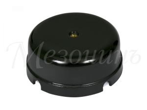 Коробка распределительная фарфоровая D80мм, высота 33мм, IP20, цвет - черный, ТМ "МЕЗОНИНЪ" GE70235- GE70235-05