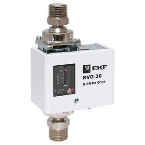 Реле перепада давления EKF RVG-30-0,2-2 (0,2 МПа) RVG-30-0,2-2