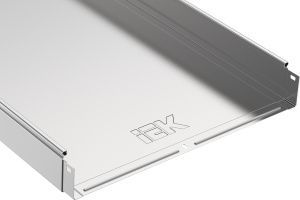 ESCA Лоток неперфорированный 80х400х3000 IEK CLN10-080-400-3