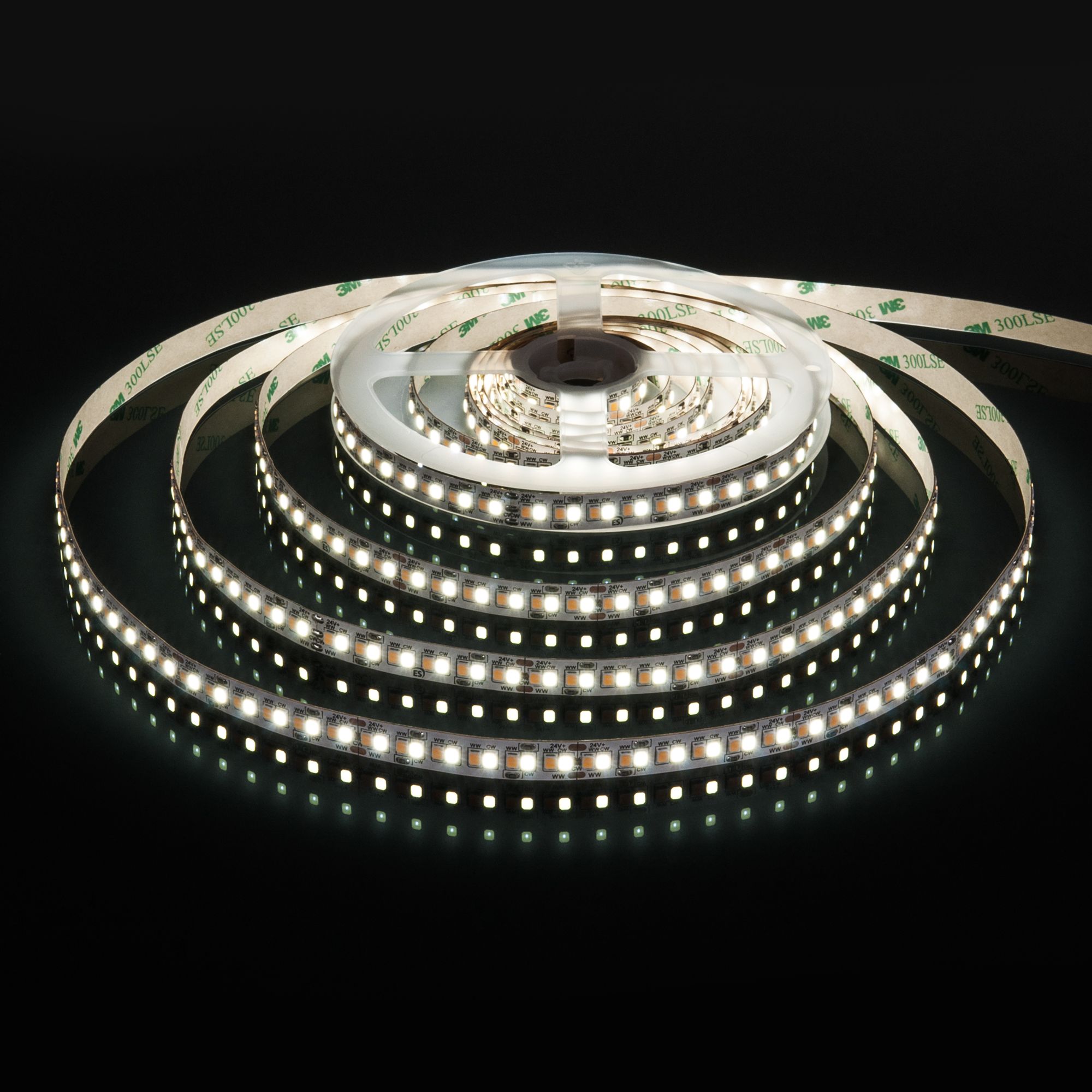 Лента светодиодная 24V 16W 240Led 2835+2835 IP20 MIX теплый белый/холодный белый, 5м Elektrostandard - Фото 3