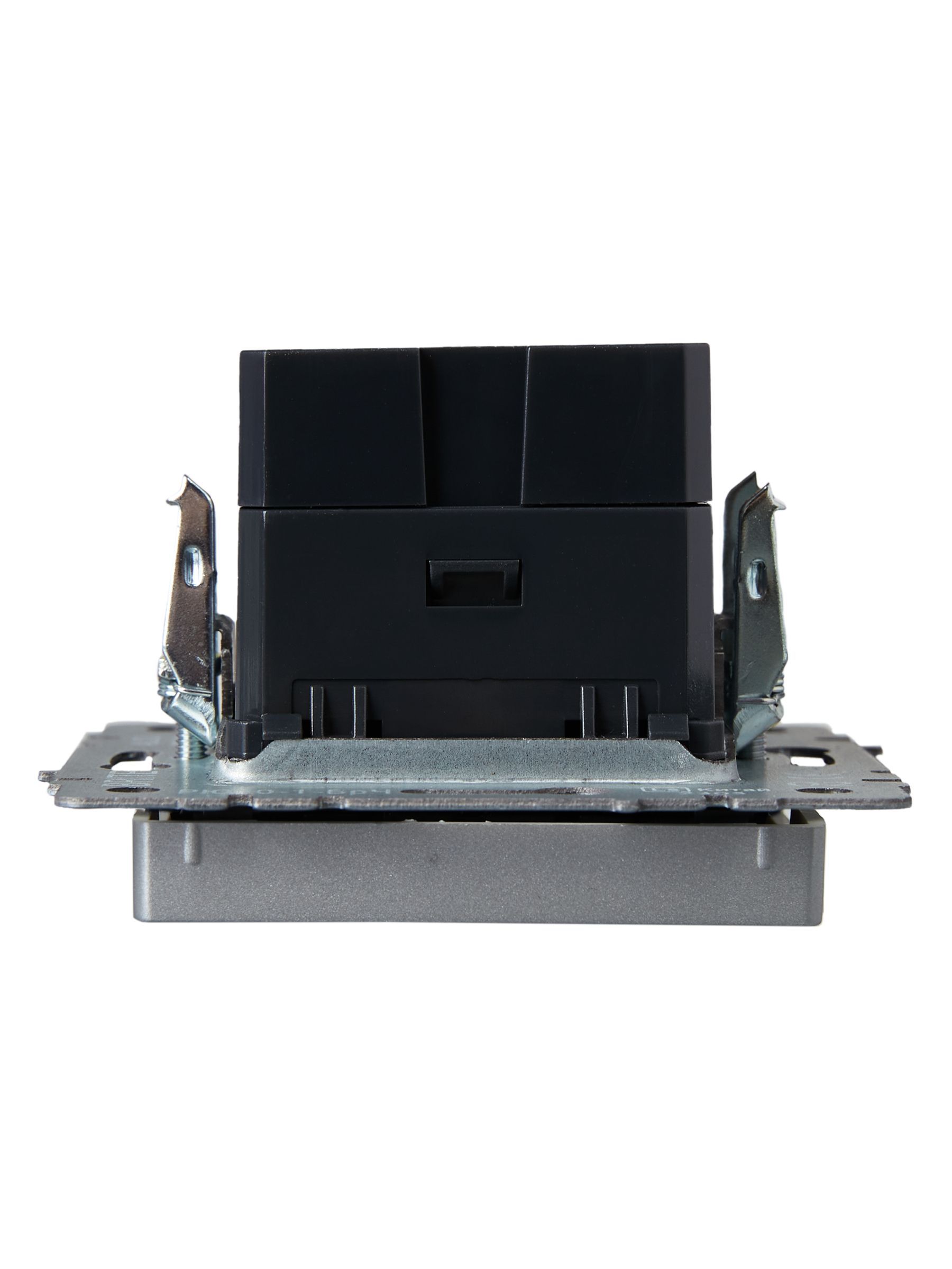 BRITE Розетка USB A+A 5В 3,1А РЮ10-1-БрА алюминий IEK - Фото 2