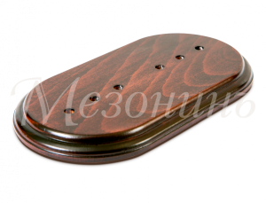 Подложка двухместная "Элегант", цвет-  красное дерево, ТМ "МЕЗОНИНЪ" GE70712-27 GE70712-27