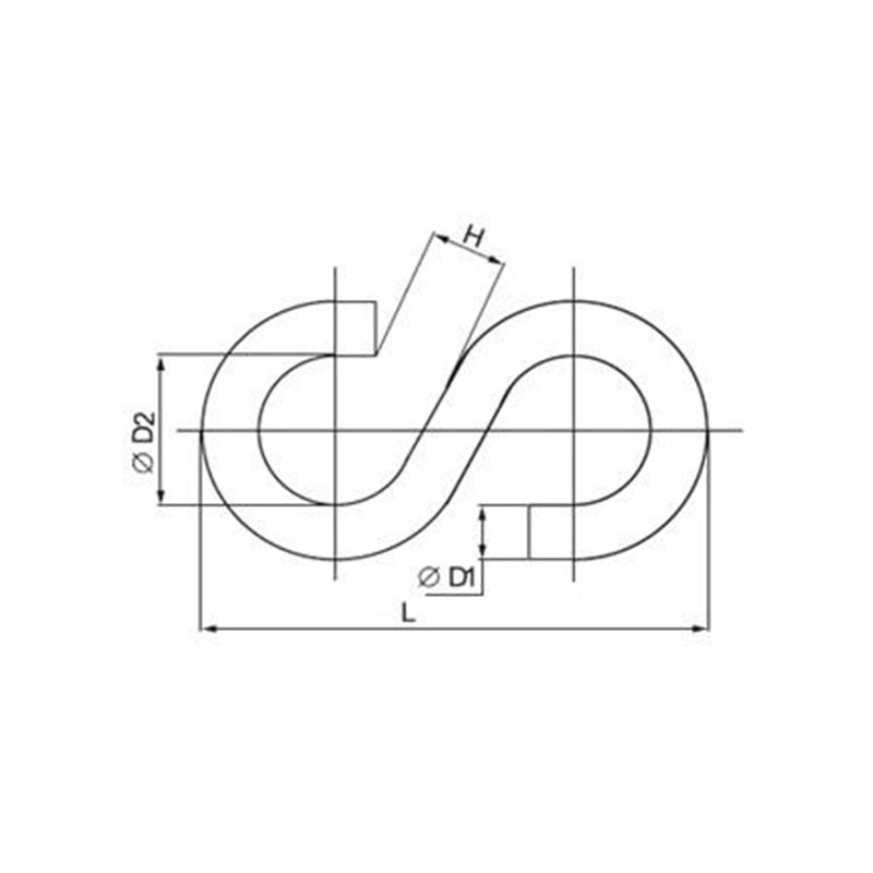 Крюк типа S, d=3 REXANT - Фото 2