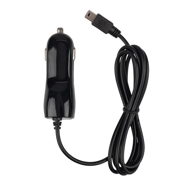 Автозарядка в прикуриватель microUSB (АЗУ) (5 V, 1000 mA) шнур прямой 1.2 м черная REXANT 16-0250