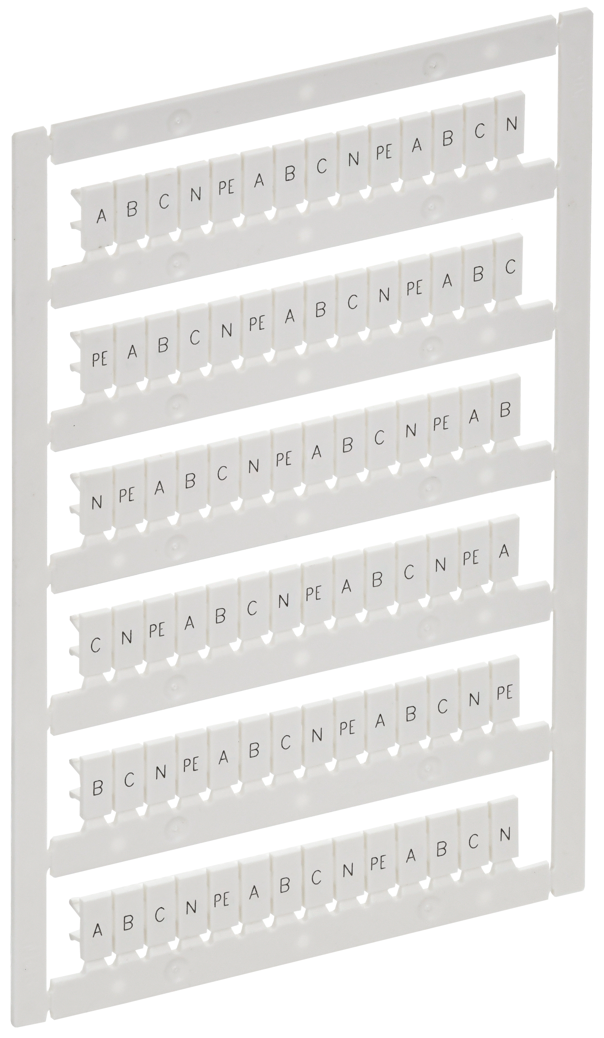 ARMAFIX Маркер для CTS/CP 2,5мм2 с символами "A; B; C; N; PE" IEK AF-CT10D-M-D25-21