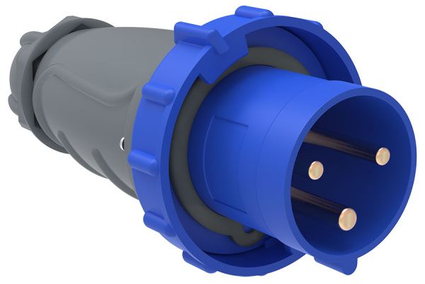 MAGNUM Вилка переносная ССИ-033 63А-6ч/200-250В 2P+PE IP67 IEK PSN01-063-3