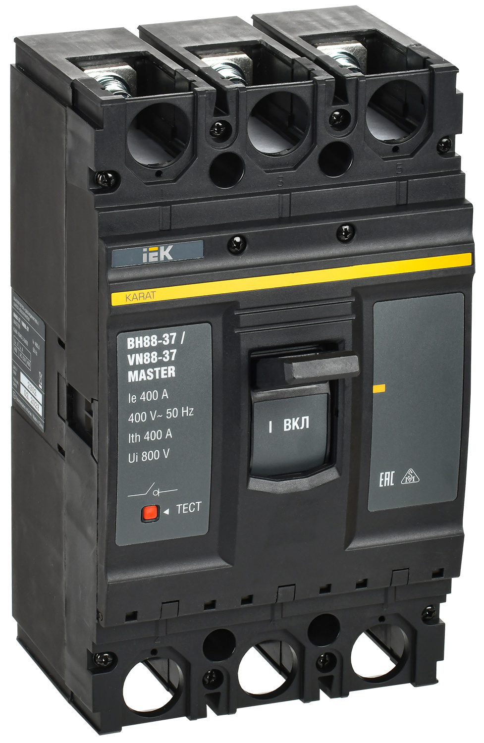 KARAT MASTER Выключатель-разъединитель ВН88-37 3P 400А IEK KAM-VN40-3-0400