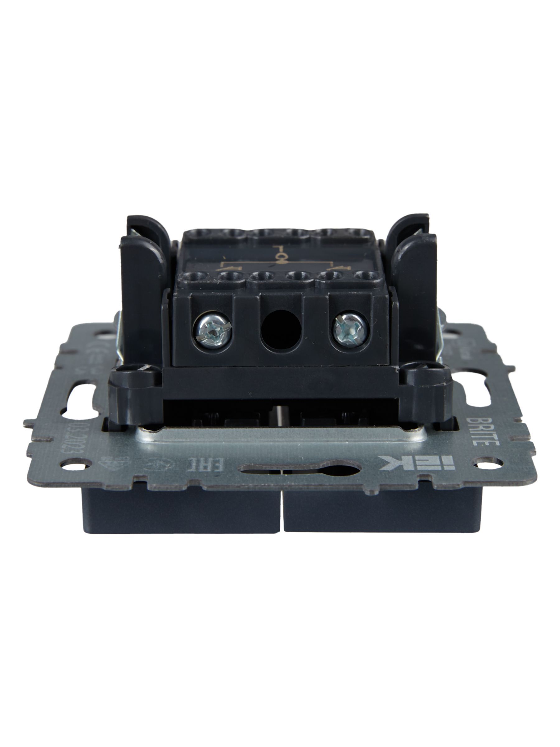 BRITE Выключатель жалюзи 10А ВС10-1-5-БрМ маренго IEK - Фото 6