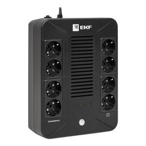 ИБП E-Power Home 1000 ВА, 600Вт,8хSchuko,USB,RJ45 SSW-1000