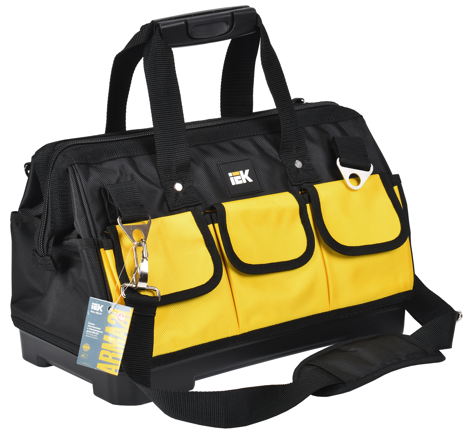 ARMA2L 5 Сумка монтажника с пластиковым дном BG-03 IEK A2L5-BG12-03-K02