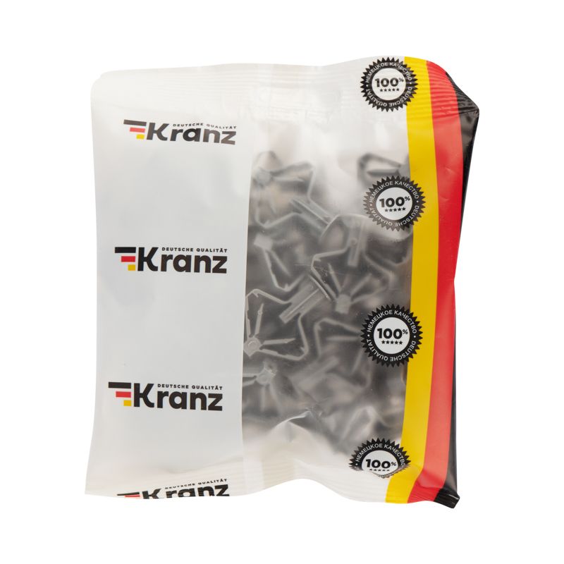 Дюбель для гипсокартона бабочка 10х50, пакет (50 шт/уп) KRANZ - Фото 2