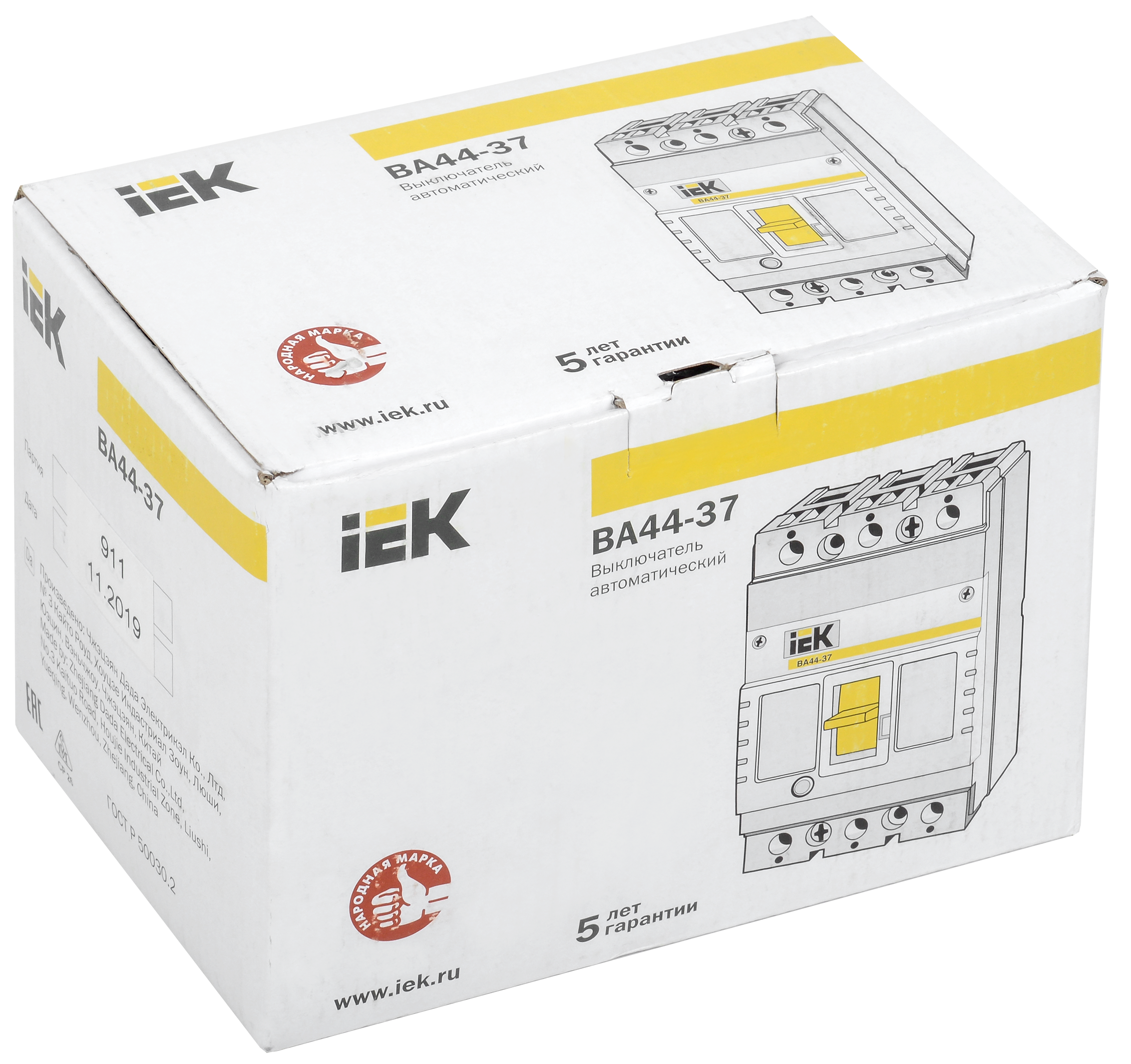 Выключатель автоматический ВА44-37 3Р 400А 35кА IEK - Фото 2