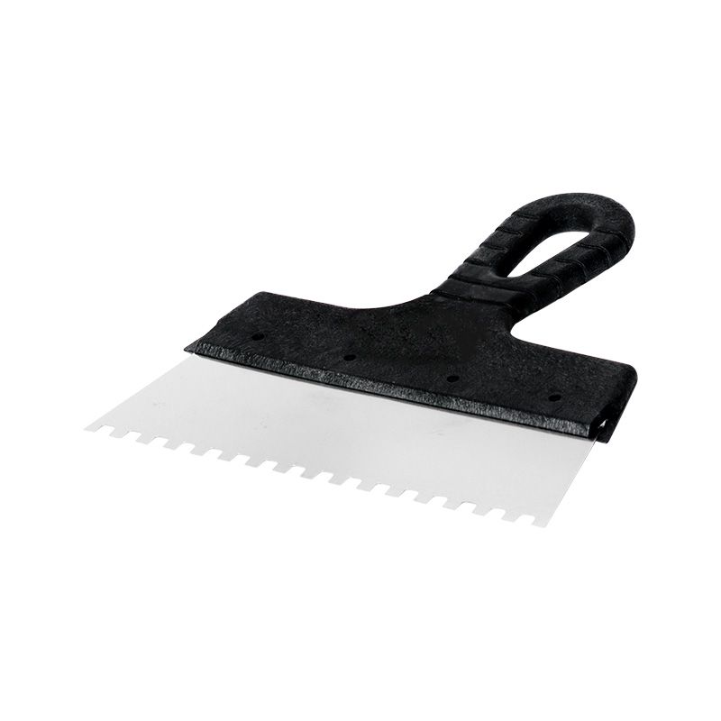 Шпатель фасадный REXANT 200 мм зуб 6х6 нержавеющая сталь, пластмассовая ручка 89-0222