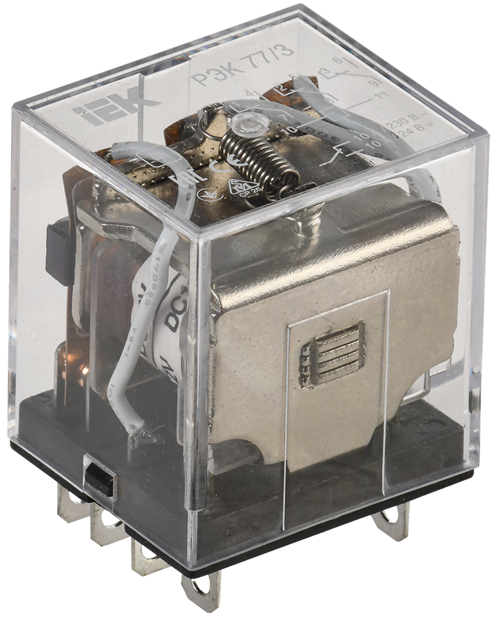 Реле РЭК77/3(LY3) 10А 12В DC IEK