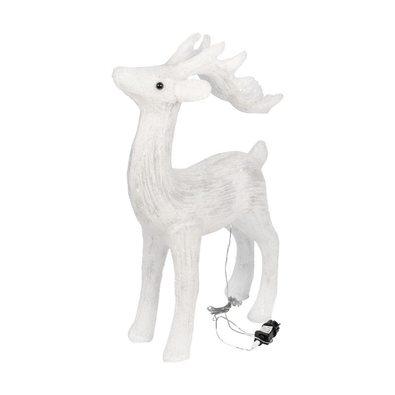 Акриловая светодиодная фигура Олень 50х25х75 см, IP65, понижающий трансформатор в комплекте NEON-NIGHT 513-280