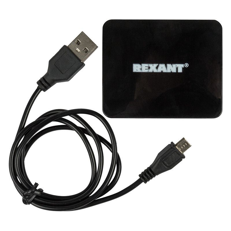 Делитель гнездо HDMI на 2 гнезда HDMI, пластик REXANT 17-6951