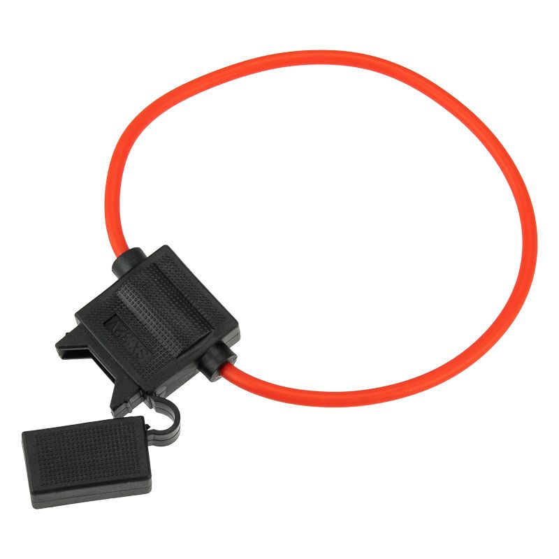 Держатель предохранителя типа Стандарт, прямоугольный, черный REXANT 16-0421