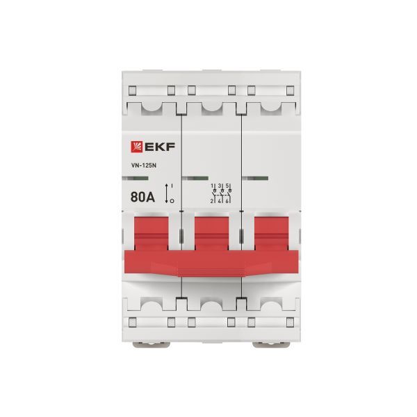 Выкл. нагрузки ВН-125N 3P 80А PROXIMA EKF - Фото 4