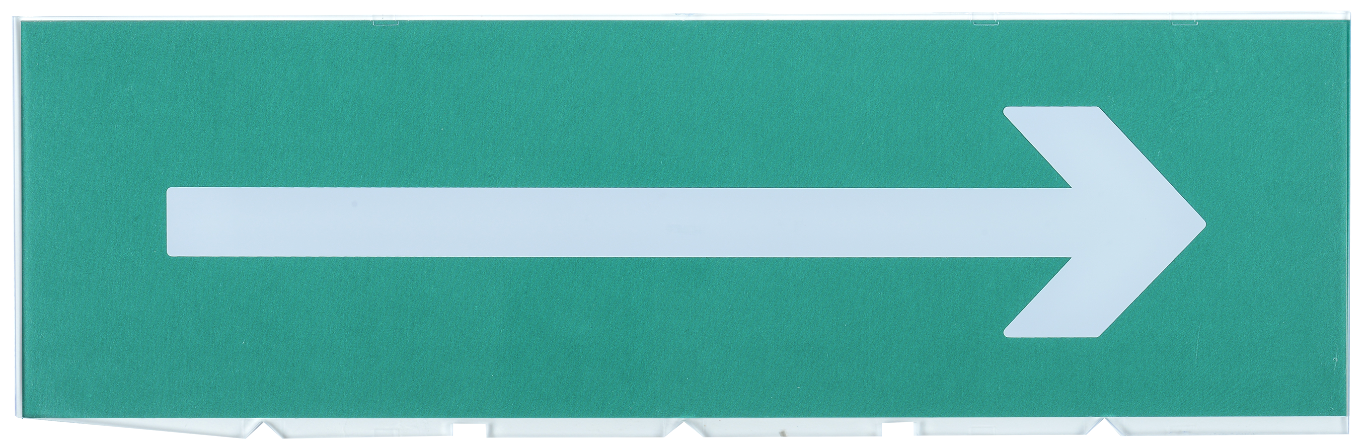 Сменное табло "Направление к эвакуационному выходу направо" для оповещателей охранно-пожарных световых Т IEK LPC10-02-30-10-NAP