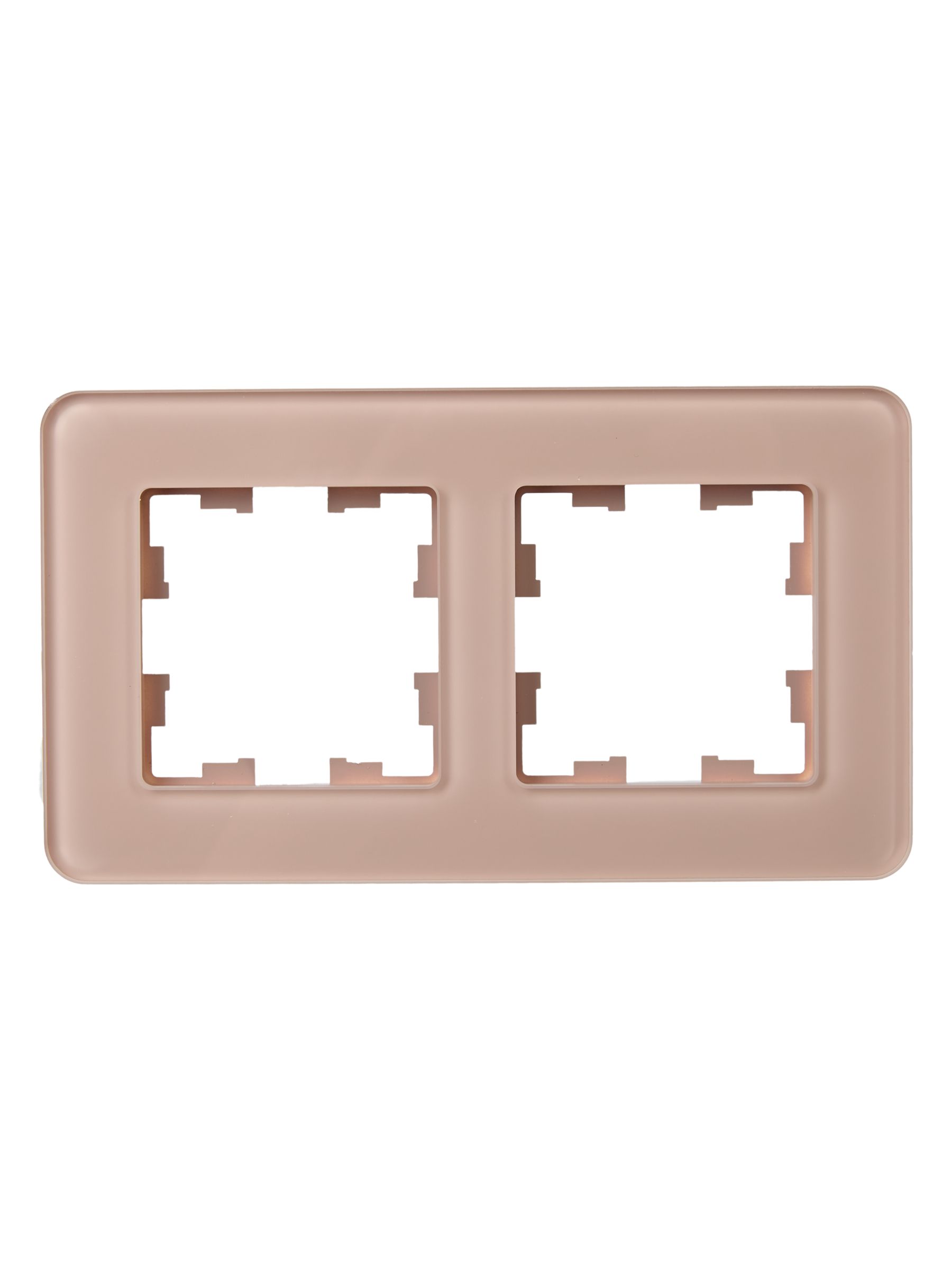 BRITE Рамка 2-местная РУ-2-2-Бр стекло дымчатый RE IEK - Фото 7