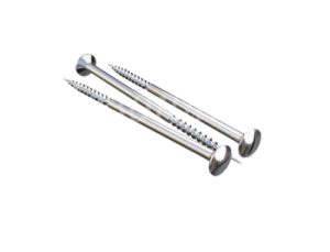 Саморез для выключателя / изолятора, цвет - никель, ТМ  "МЕЗОНИНЪ", (40шт/уп) GE30002-31 GE30022-31