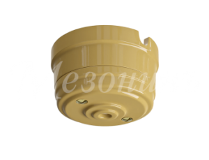 Корпус розетки потолочной пластиковый, D70x40, цвет - белый, серия УСАДЬБА, ТМ МЕЗОНИНЪ GE30811-01